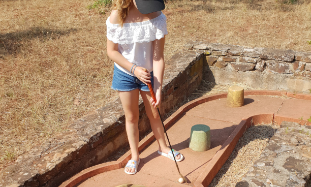 Mini-golf at the Relais du Salagou