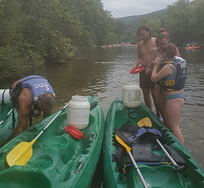 Canoeing in the Hérault