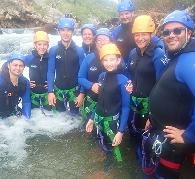 Canyoning à proximité du Salagou