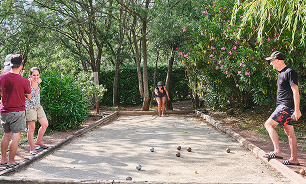 Petanque area